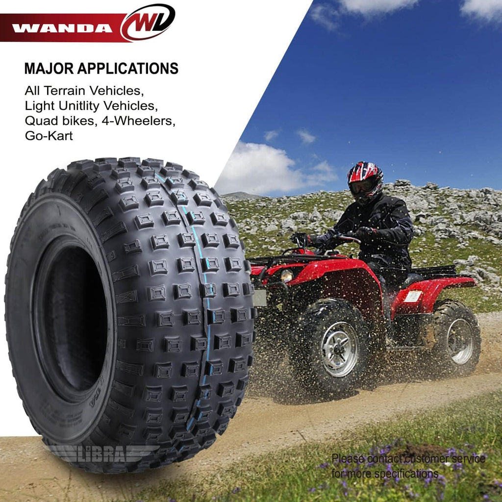 Set of 4 16x8-7 4PR ATV Tires U7186