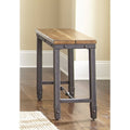 Brown Industrial Chairside Table N6575