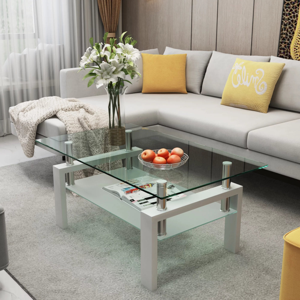 White Coffee Table K56403