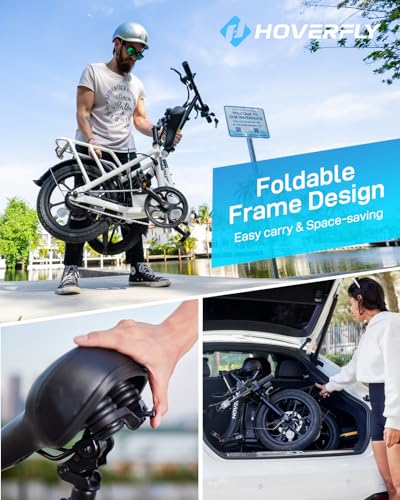 16" Folding Electric Bike with Removable Battery U9677