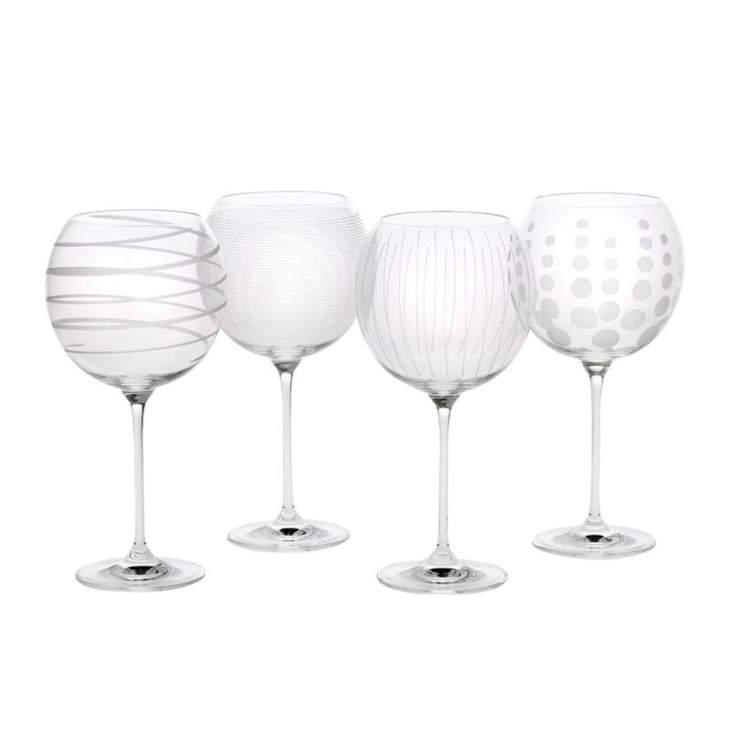 24.5 Ounce Balloon Goblet Glasses Service for 4 N669915