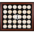 Mahogany Framed 30-Ball Display Case M27556