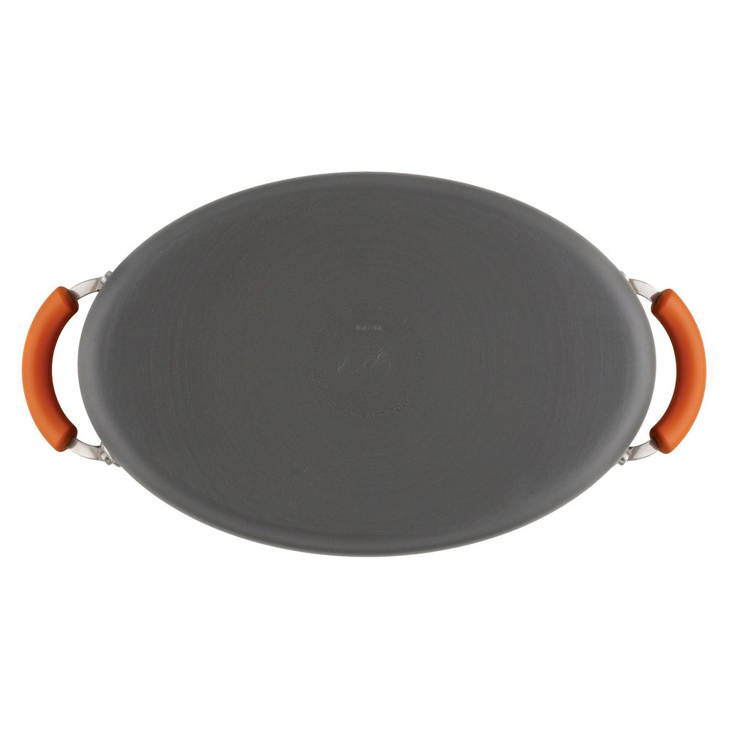 Hard-Anodized Nonstick 8-Quart Covered Oval Pasta Pot N738037