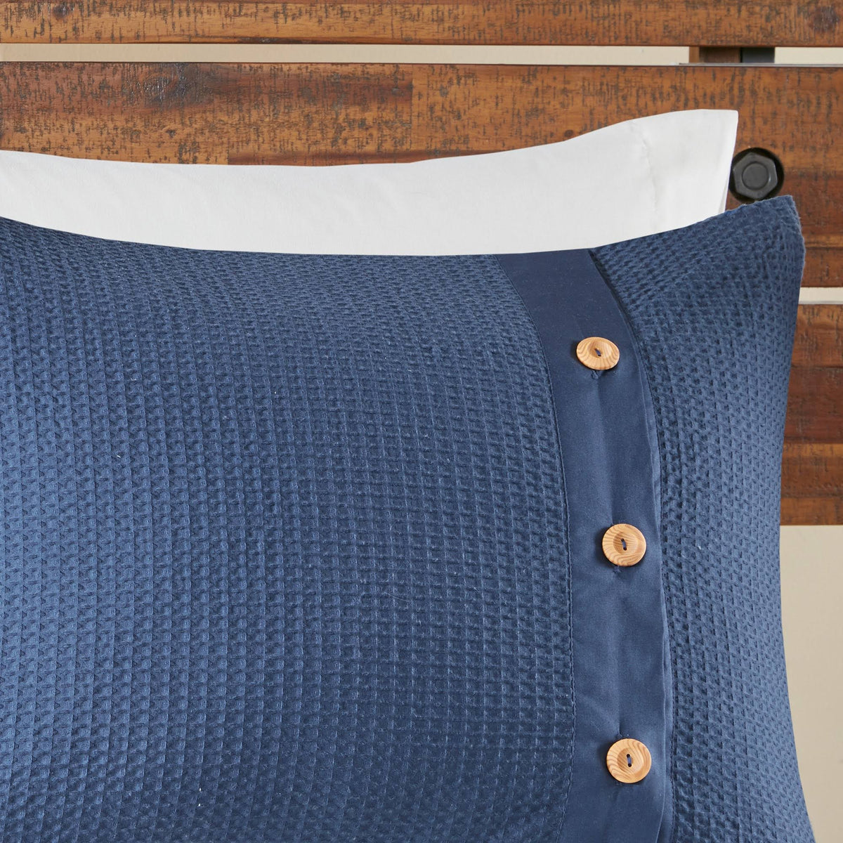 3 Piece Cotton Waffle Weave Duvet Cover Set Z2898