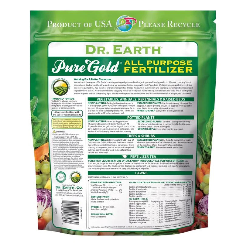 Organic All Purpose Plant Food 3 lb F180