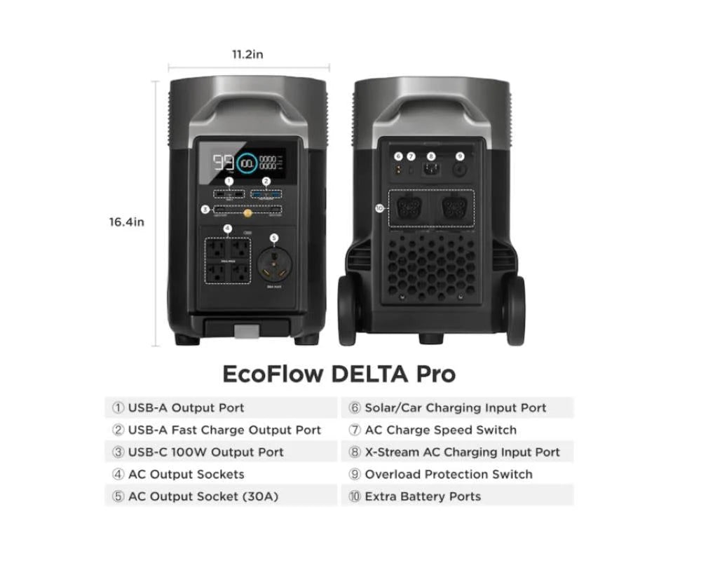 Portable Power Station 3600Wh 3600W AC Output Z15632
