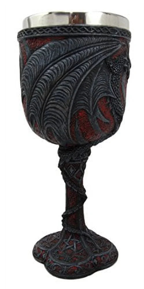 Celtic Dragon Wine Goblet Chalice F1868