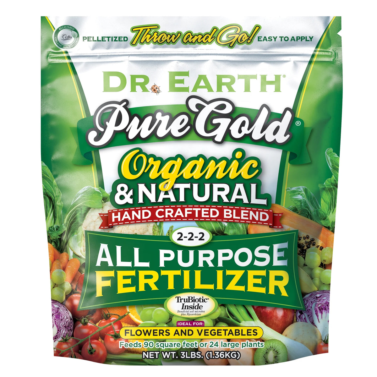 Organic All Purpose Plant Food 3 lb F180