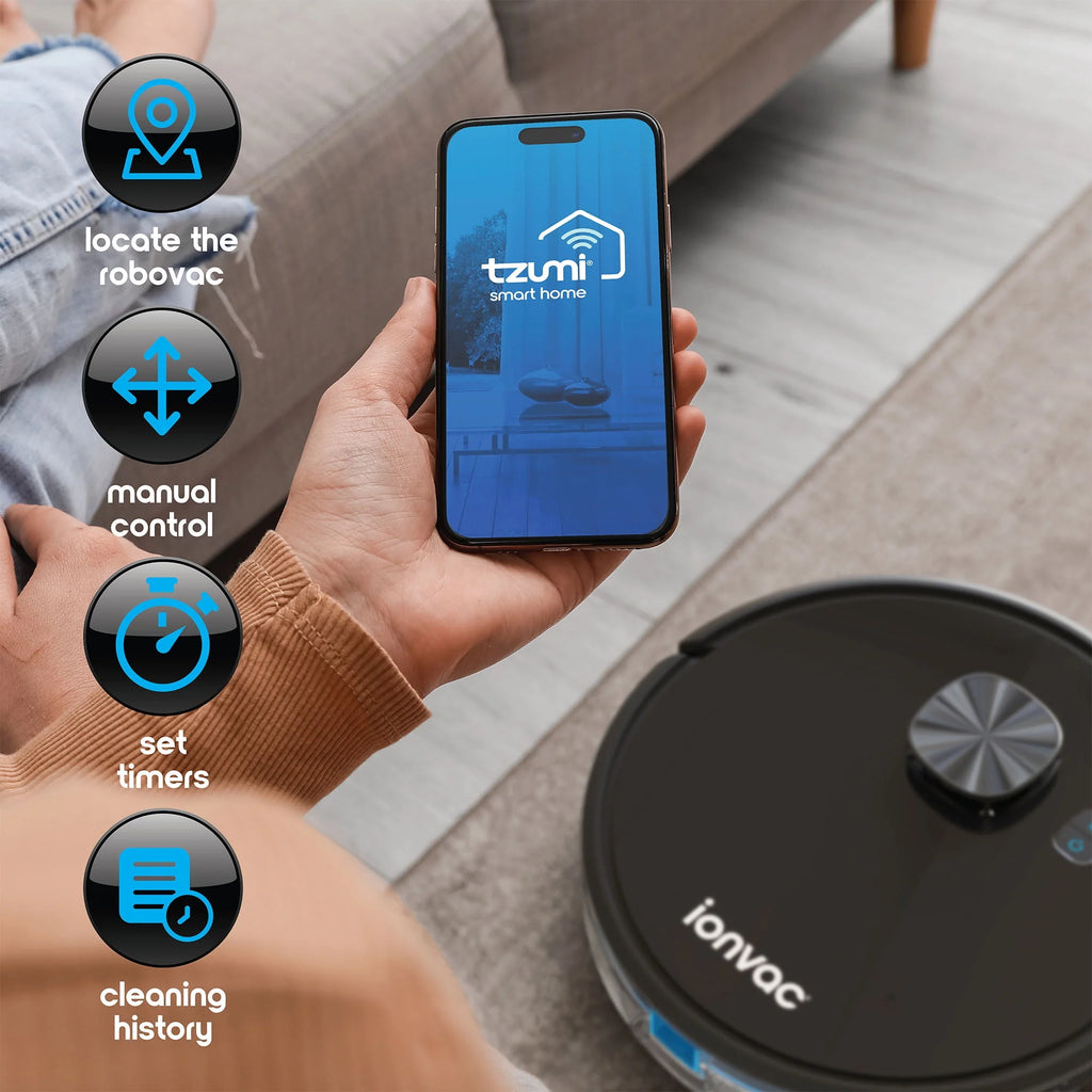 Wi-Fi Laser Mapping Robot Vacuum Cleaner R40822