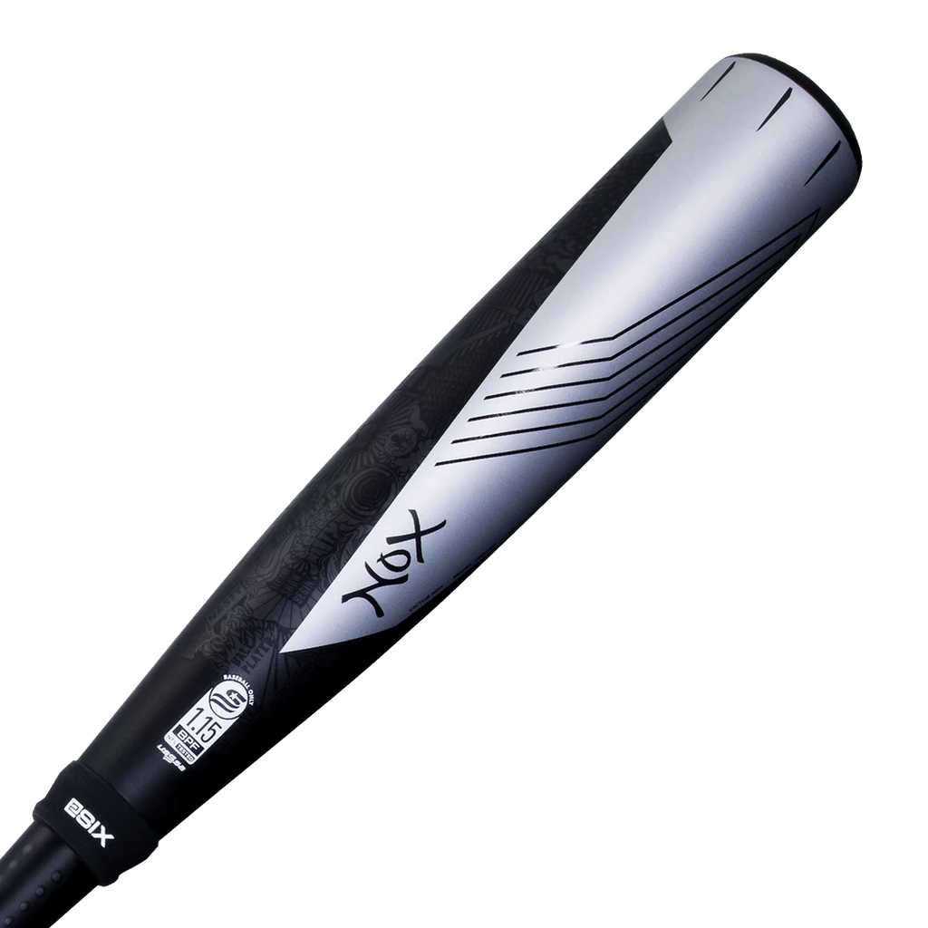 Two Piece Hybrid USSSA Baseball Bat -8 28"/20oz Black/Silver G650