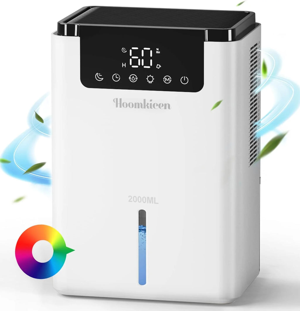 68 oz Portable Dehumidifier with Touch Control LCD Screen V5231