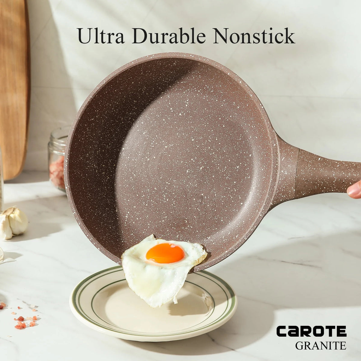 10 Pcs Nonstick Granite Cookware Set Z4365
