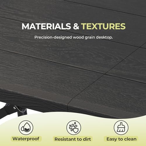 Black 4ft Folding Table P694429