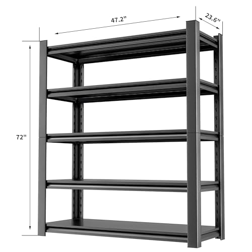 5 Tier Heavy Duty Metal Shelving Unit O173786