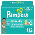 Baby Dry Diapers Size 1 120 Count Disposable Diapers S915