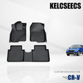 Black Waterproof Car Floor Mats Full Set V221485