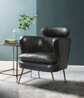 Dark Gray PU Accent Chair E385067