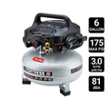 6 Gallon 175 PSI Oil-Free Pancake Air Compressor Y550