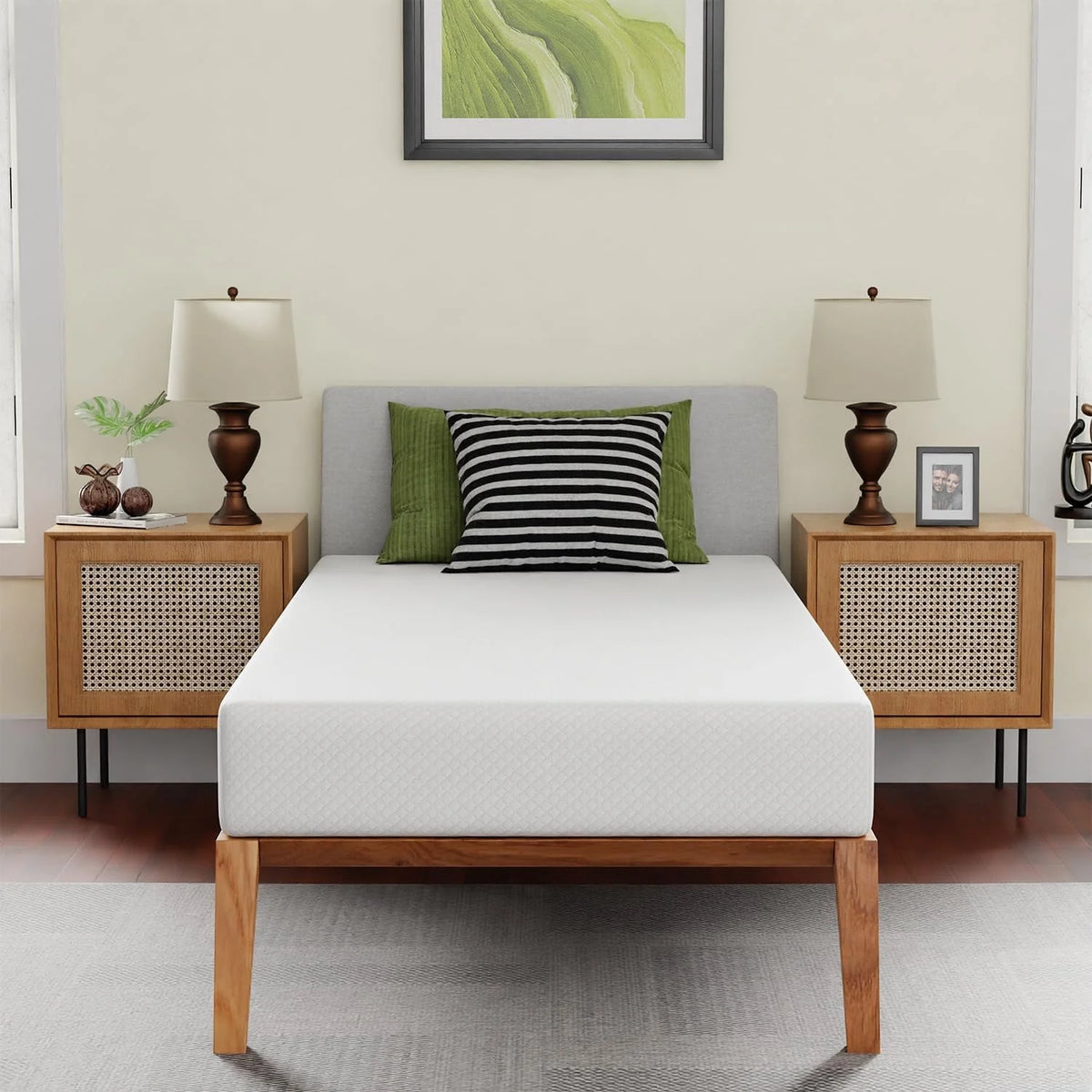 8 inch Twin Size Memory Foam Gel Mattress V74884