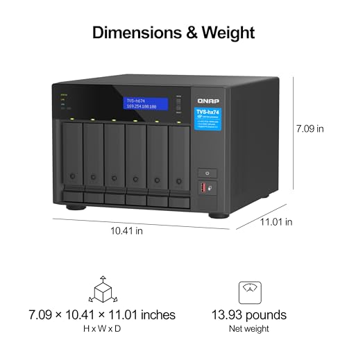 4 Bay Desktop NAS with Intel Pentium Gold CPU, 8GB DDR4 Memory Q9028