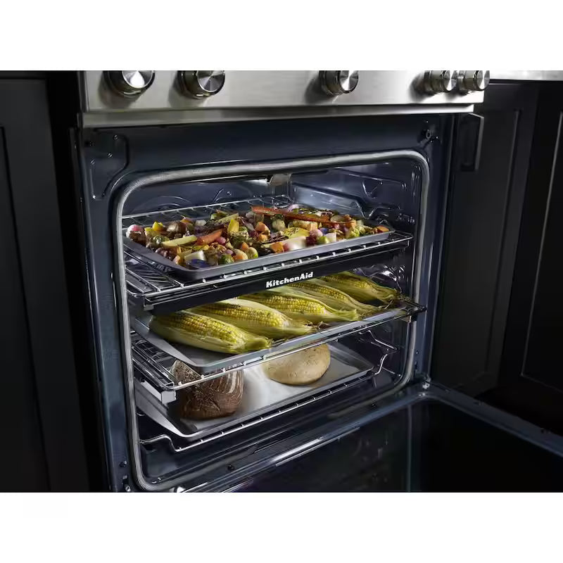 6.5 cu. ft. Slide-In Gas Range with Convection Oven Stainless Steel I788