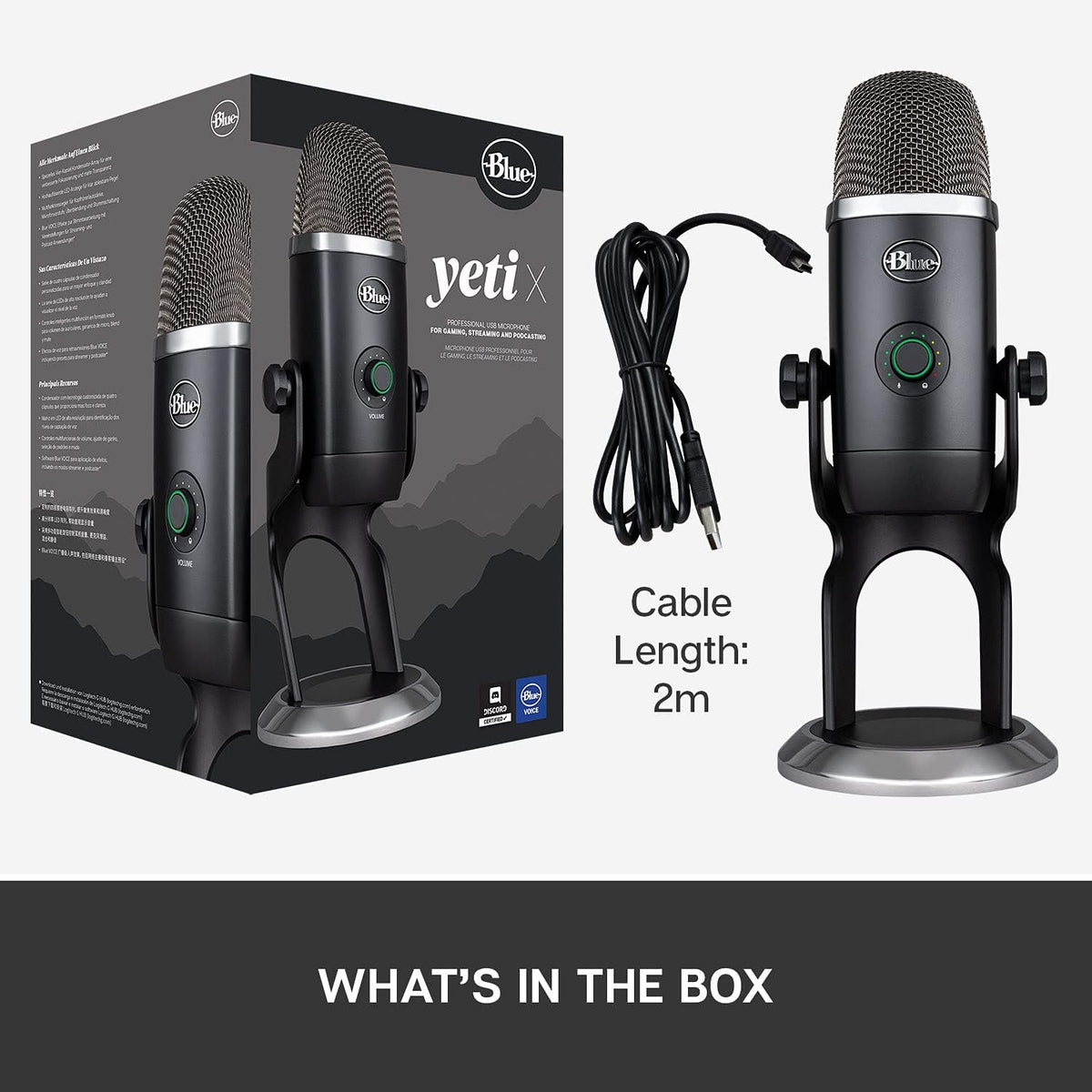 Condenser USB Microphone with LED Lighting N958006