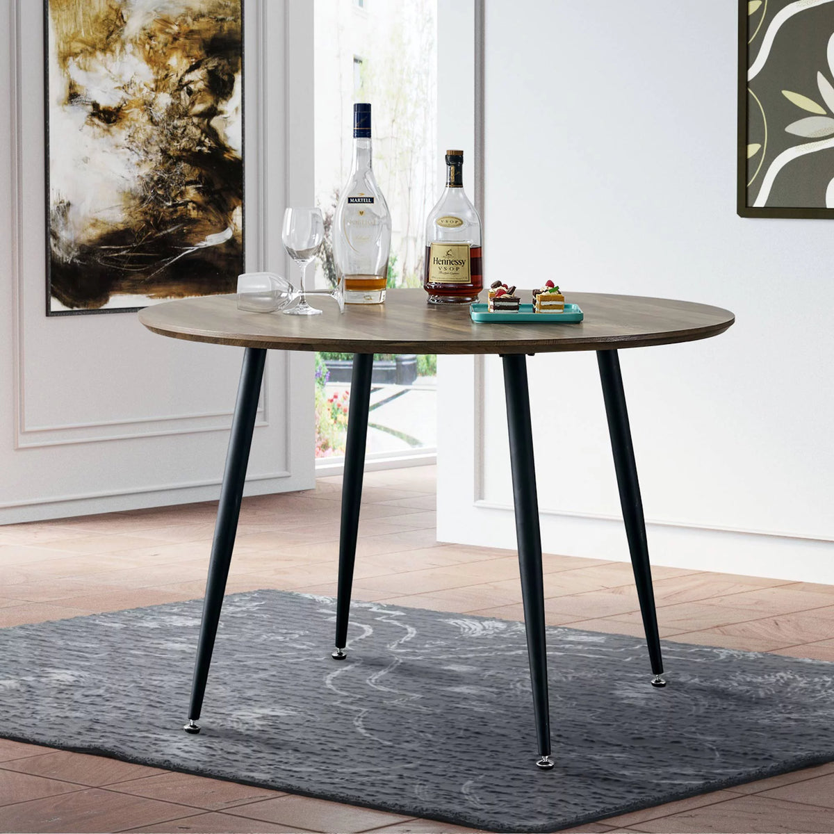 44.8 inch MDF Round Dining Table E832349