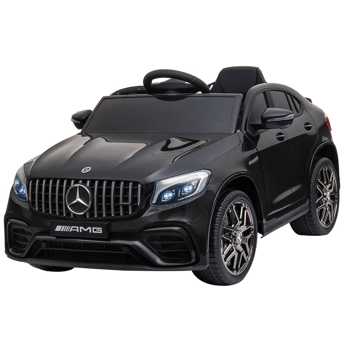 Black 12V Kids Ride-On Car with Remote Control D412114