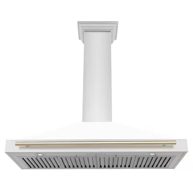 48 in. 400 CFM Ducted Wall Mount Range Hood in Stainless Steel L297992