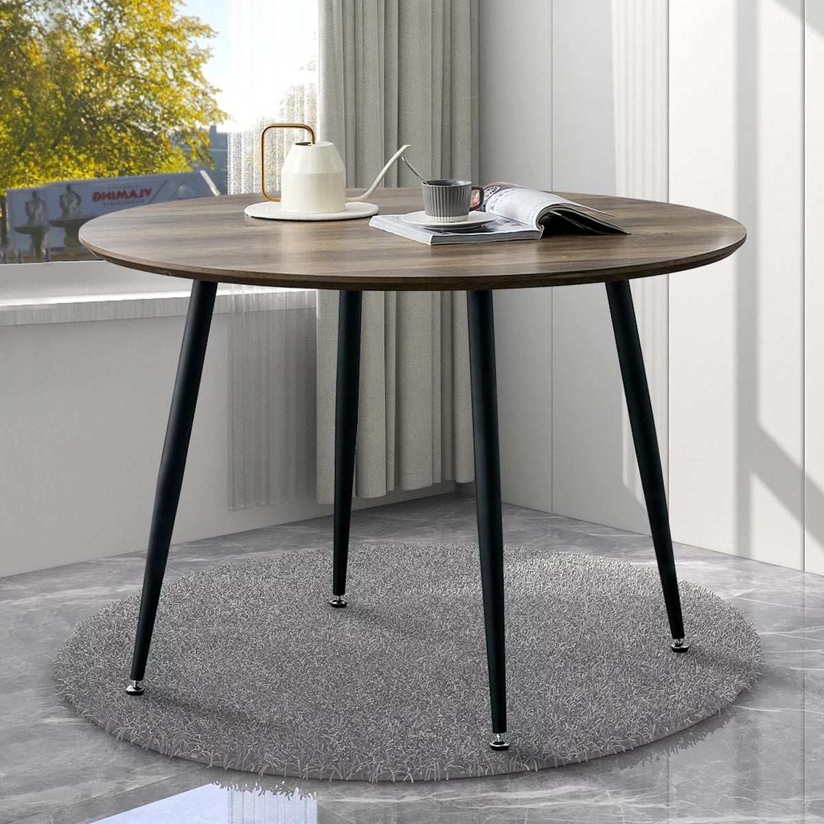 44.8 inch MDF Round Dining Table E832349