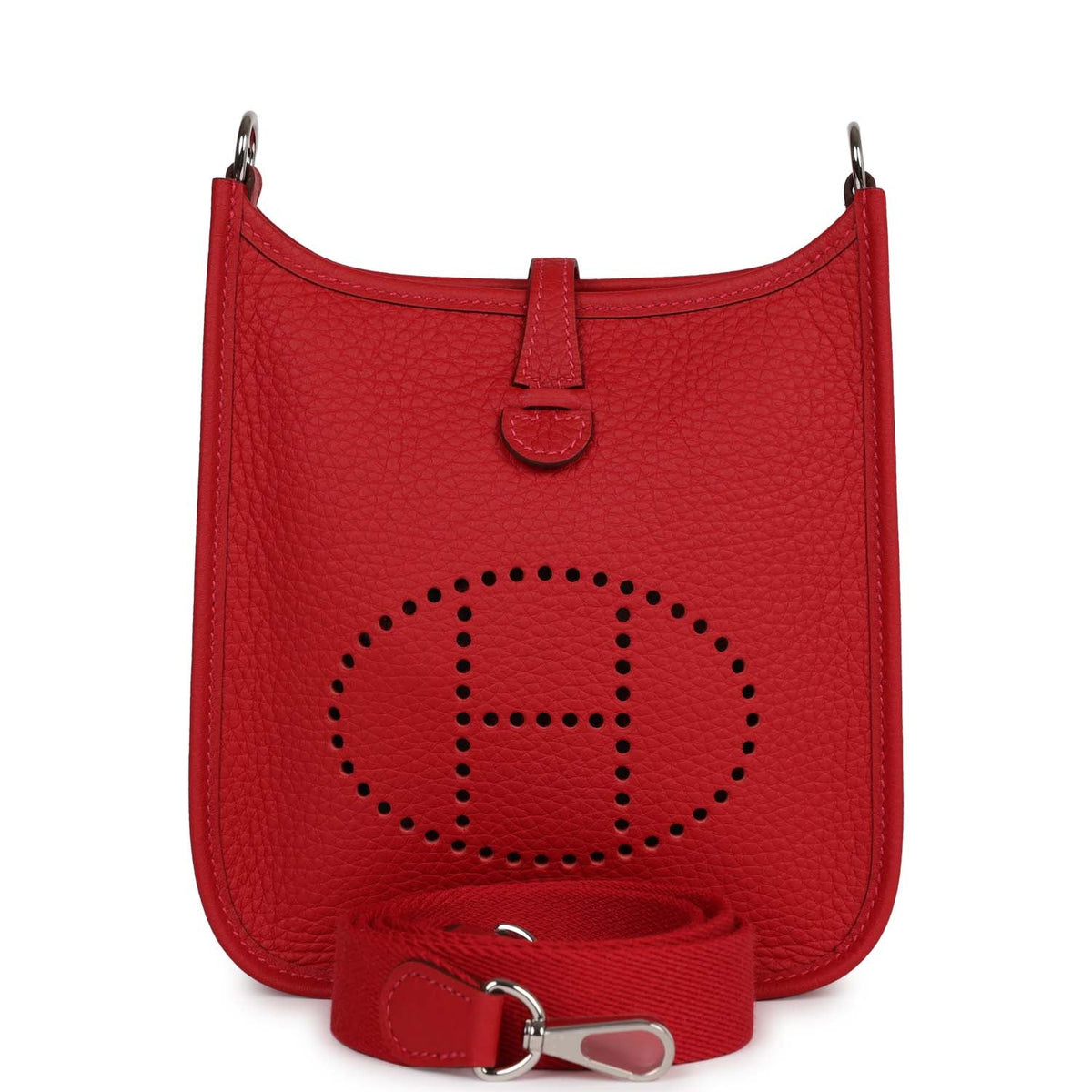 Rouge Piment Clemence Palladium Hardware Bag C32881