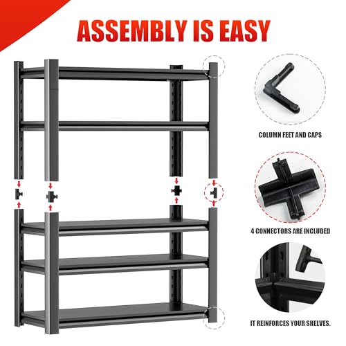 5 Tier Heavy Duty Metal Shelving Unit O173786