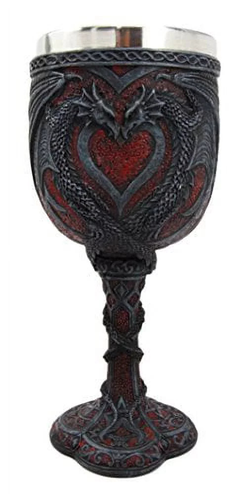 Celtic Dragon Wine Goblet Chalice F1868