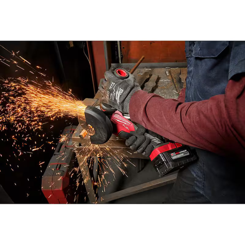 18V Lithium-Ion Brushless Cordless Grinder & 3/8 in. Impact Wrench Combo Kit V9773