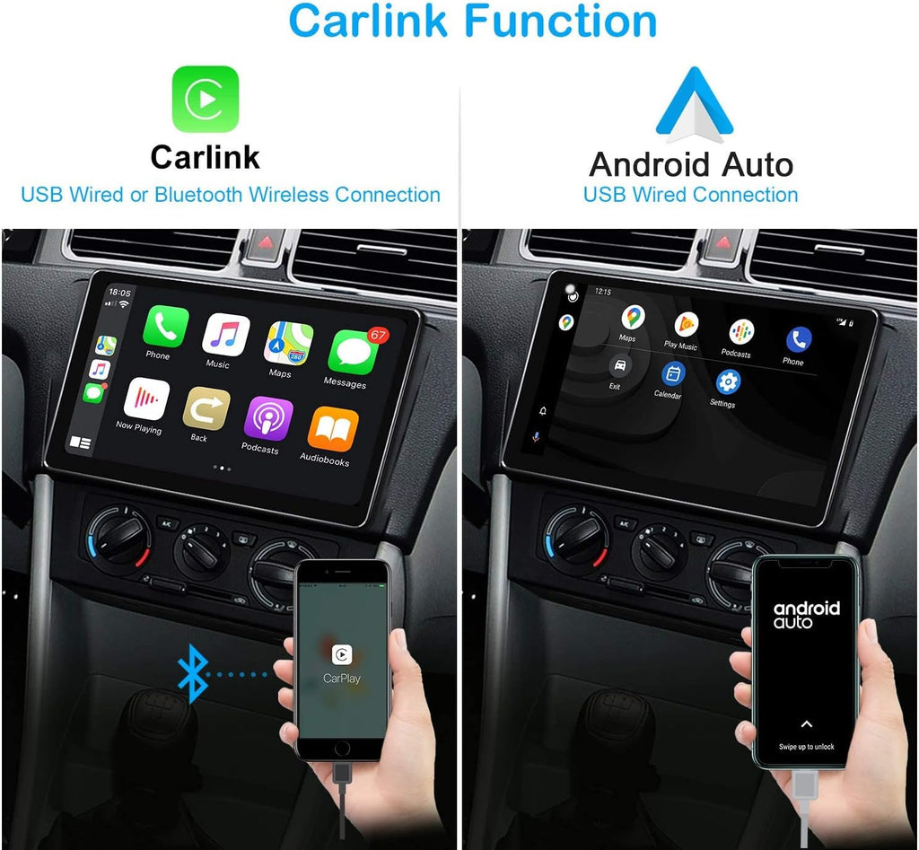 10.5 Inch Single Din Android Car Radio with Detachable Touch Display H78210