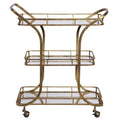 Antique Gold Serving Cart X473