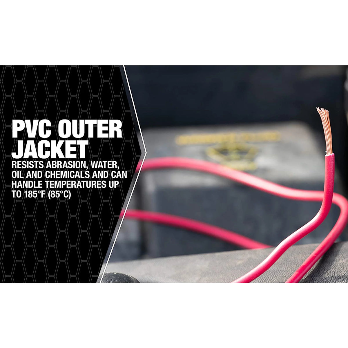 10 Gauge 100 Ft Red PVC Jacket Primary Wire V842775