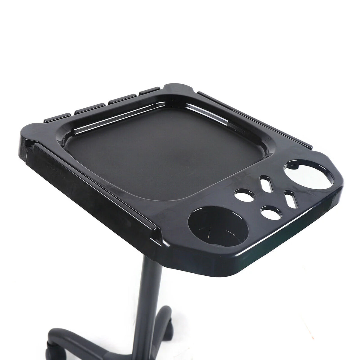Black Adjustable Height Storage Cart Q37769