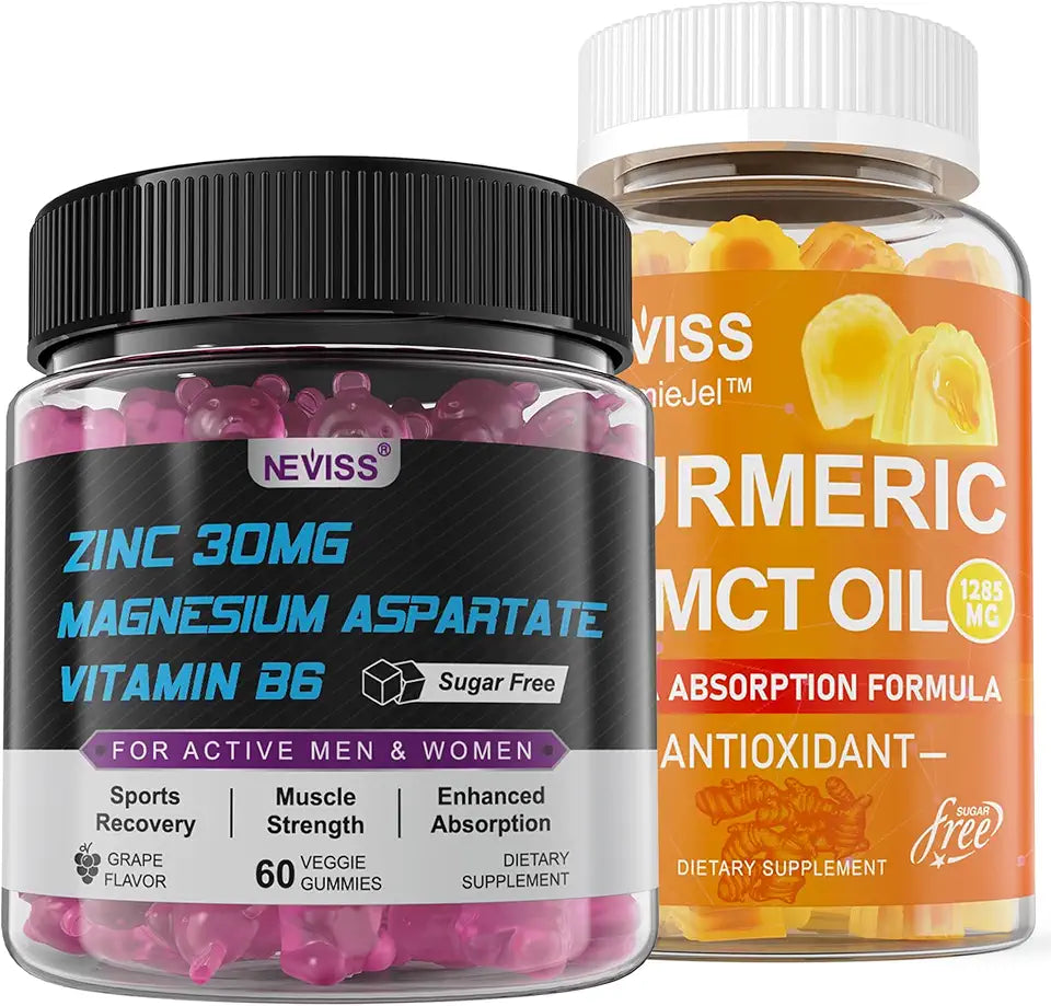 Turmeric Gummies with Zinc and Magnesium Supplement I9125