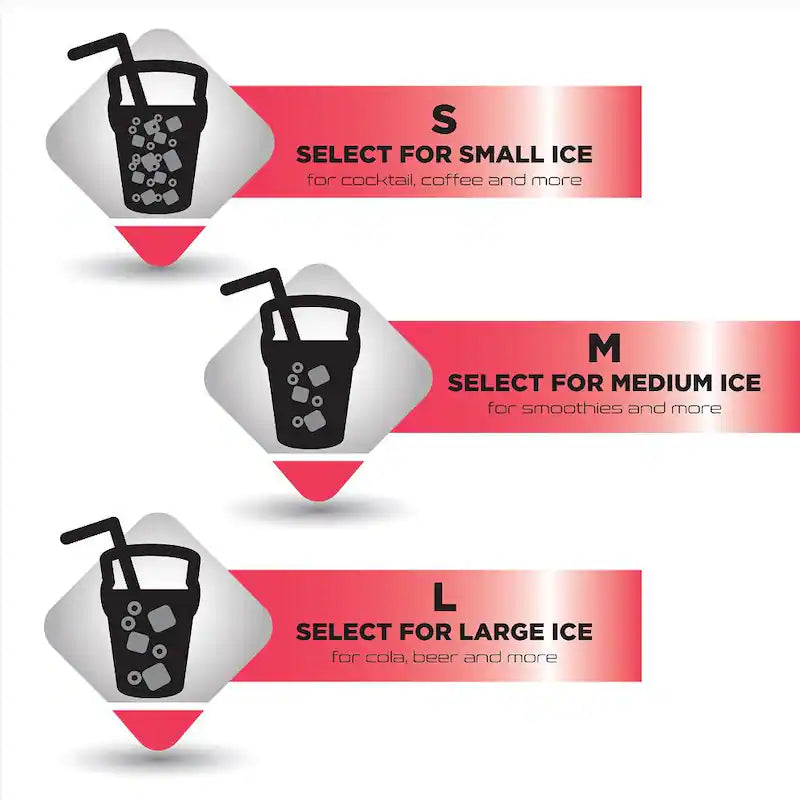 Freestanding Ice Maker in Stainless Steel H699357