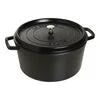 Cast Iron Round Dutch Oven in Black D298