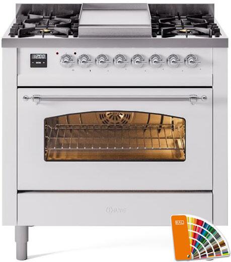 36 Dual Fuel Propane Gas Range W6089