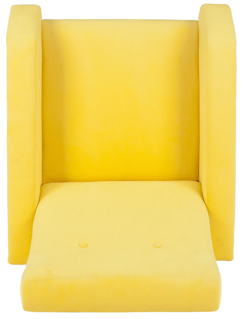 Yellow Velvet Accent Chair I1676