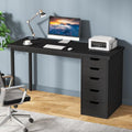 47 inches Computer Desk with 5 Drawers J280
