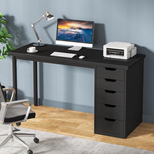47 inches Computer Desk with 5 Drawers J280