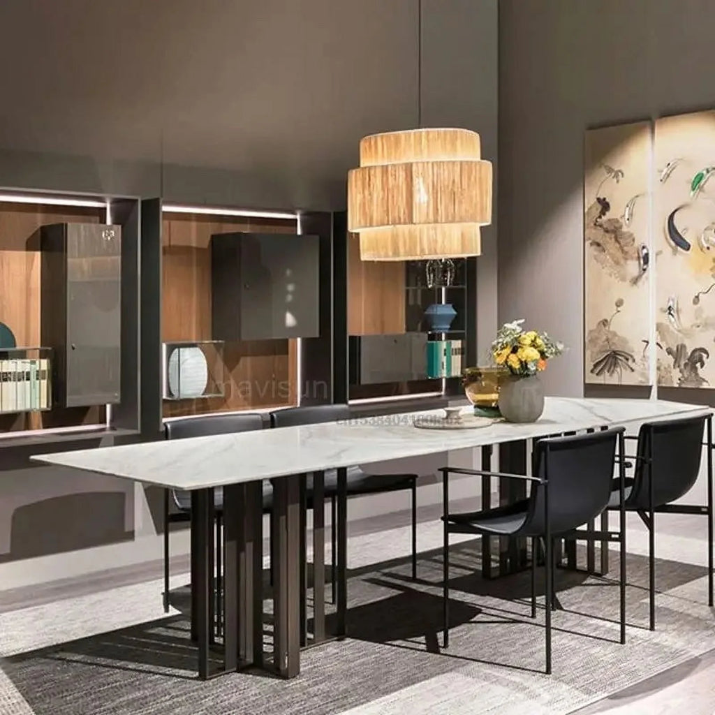 Marble Board Dining Table Set N111185