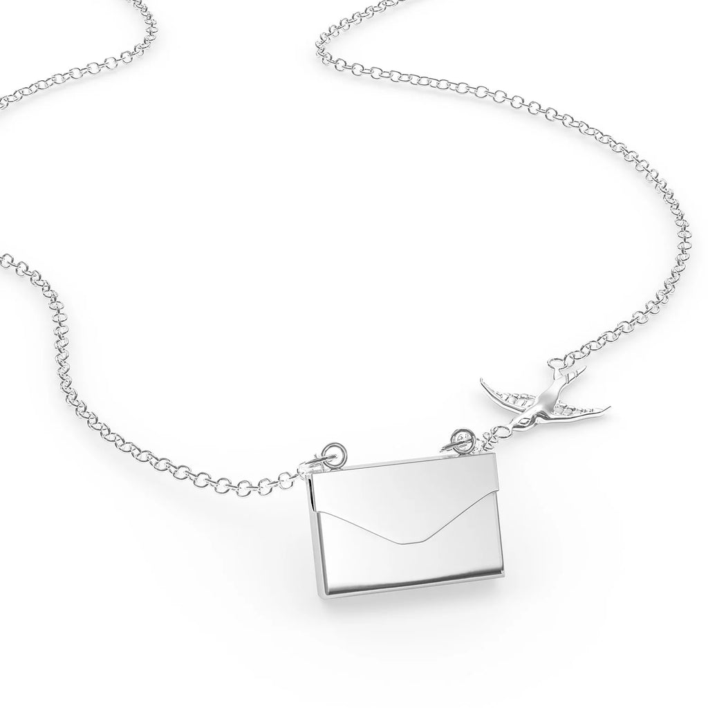 Silver Locket Necklace A835742