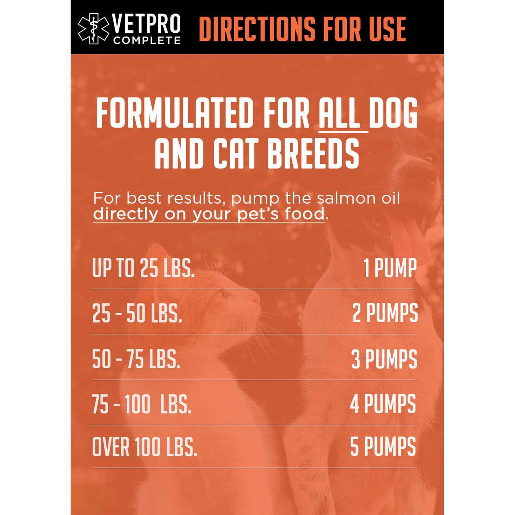 100% Pure Wild Alaskan Salmon Oil Supplement for Dogs & Cats 16 Ounces N342658