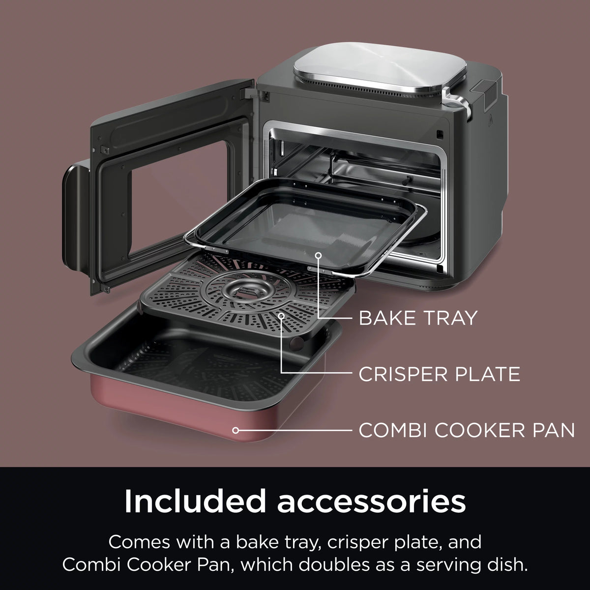 10-in-1 Stainless Steel Multicooker Oven Air Fryer J714