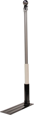 16’ Portable Telescoping Fiberglass Flagpole with Flag Holder and US Flag W271905
